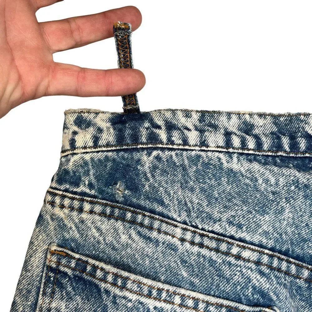 Levi's 505 Jeans Men’s‎ 34 Acid Wash Orange Tag Vintage USA Straight Leg Denim
